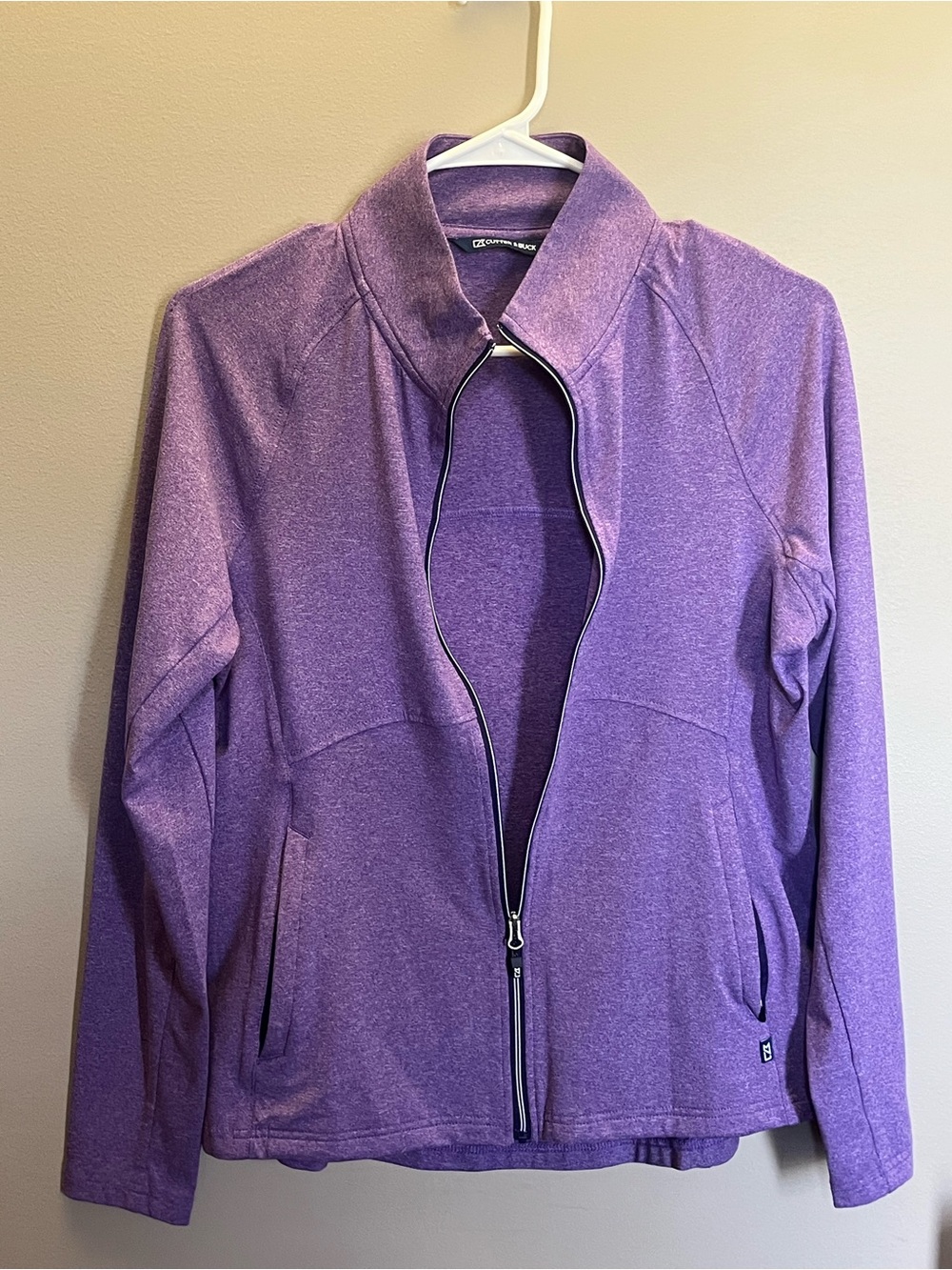 Cutter & Buck Heathered Purple Women's Blazer Jacket